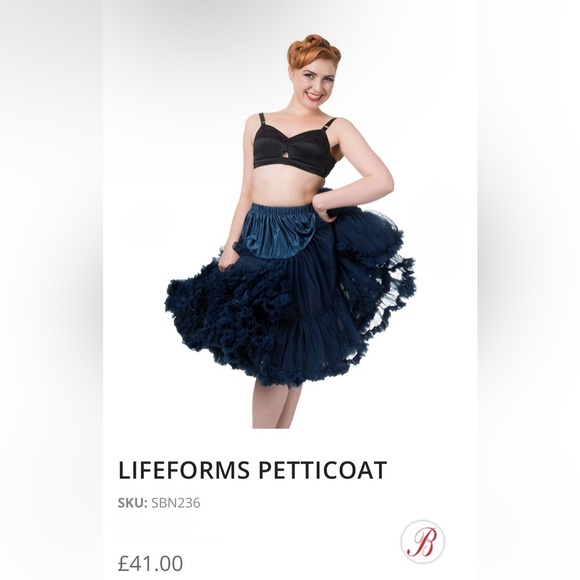 BannedRetro: LIFEFORMS PETTICOAT - XS/S - Picture 1 of 3